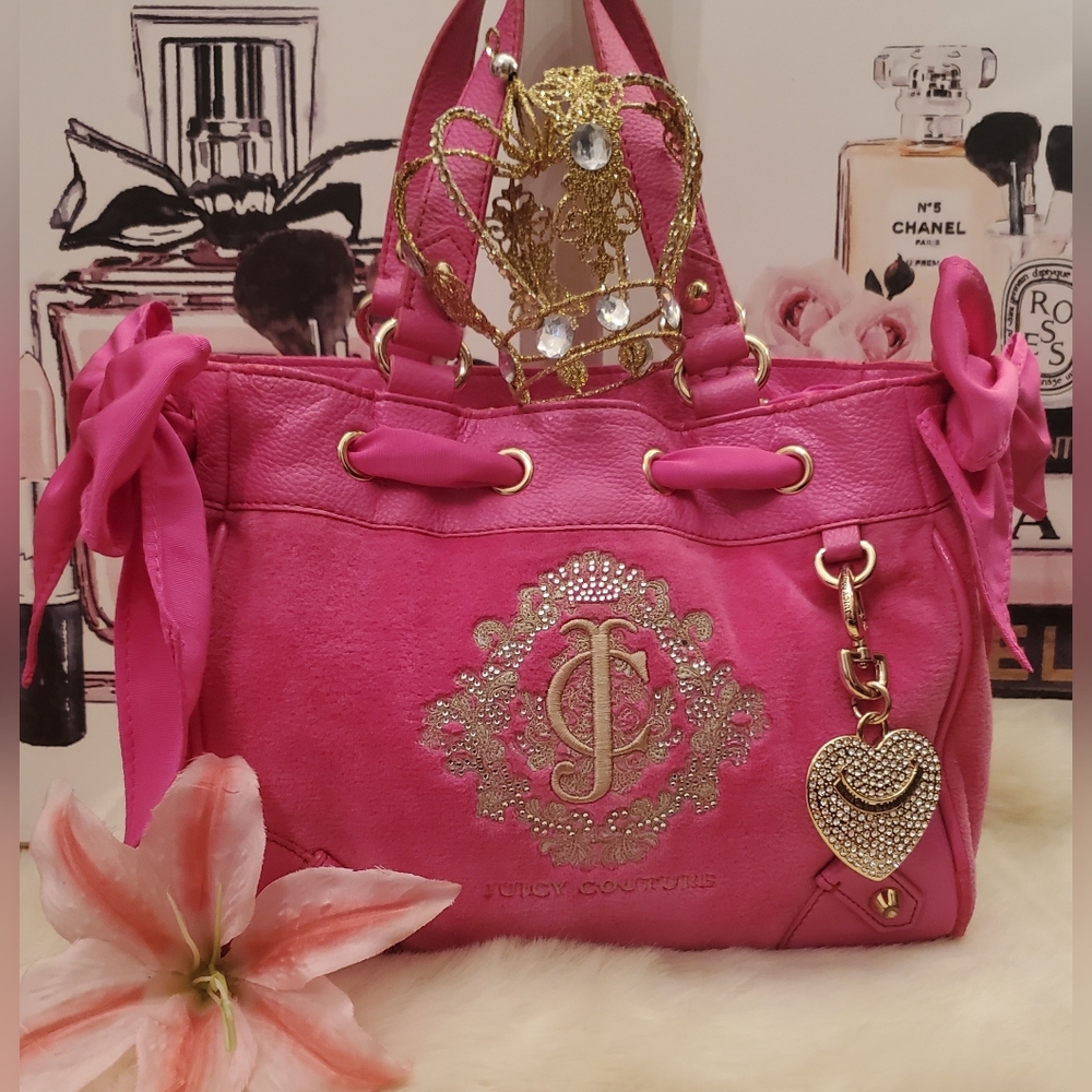 ***SOLD***Juicy Couture Barbie Pink Mini Daydreamer Handbag! *Vintage*